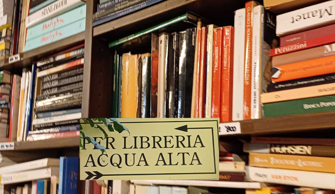 Knjižara Libreria Acqua Alta – Venecija